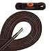 OrthoStep Round Dress Very Thin Brown 30 inch Shoelaces 2 Pair Pack