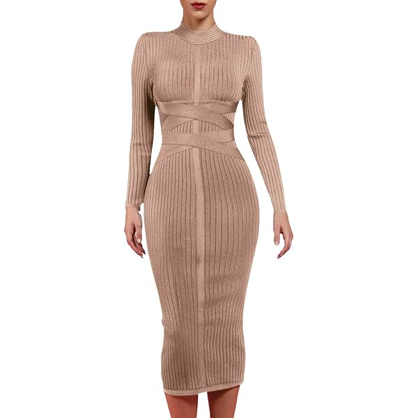 chinese dress ladies Long Sleeve Noir Knit Dress 12 / Noir
