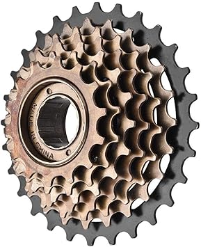 Amazon 自転車フリーホイールセット スプロケット 防錆 非変形 耐摩耗性 7スピード マウンテンバイク 交換用アクセサリー Dhishy フリーホイール