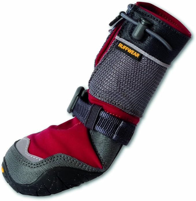 Ruffwear RUFFWEARBark'n Boots Polar Trex WinterHundeschuhe, rot, XS