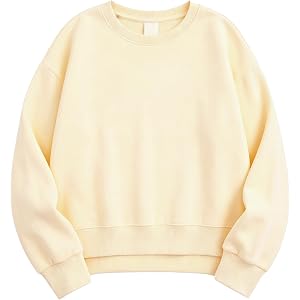PATPAT Girls Sweatshirt Lightweight Tween trendy Clothes Crewneck Pullover | Sweatshirts for Teen Girls, Crewneck Cotton Swea