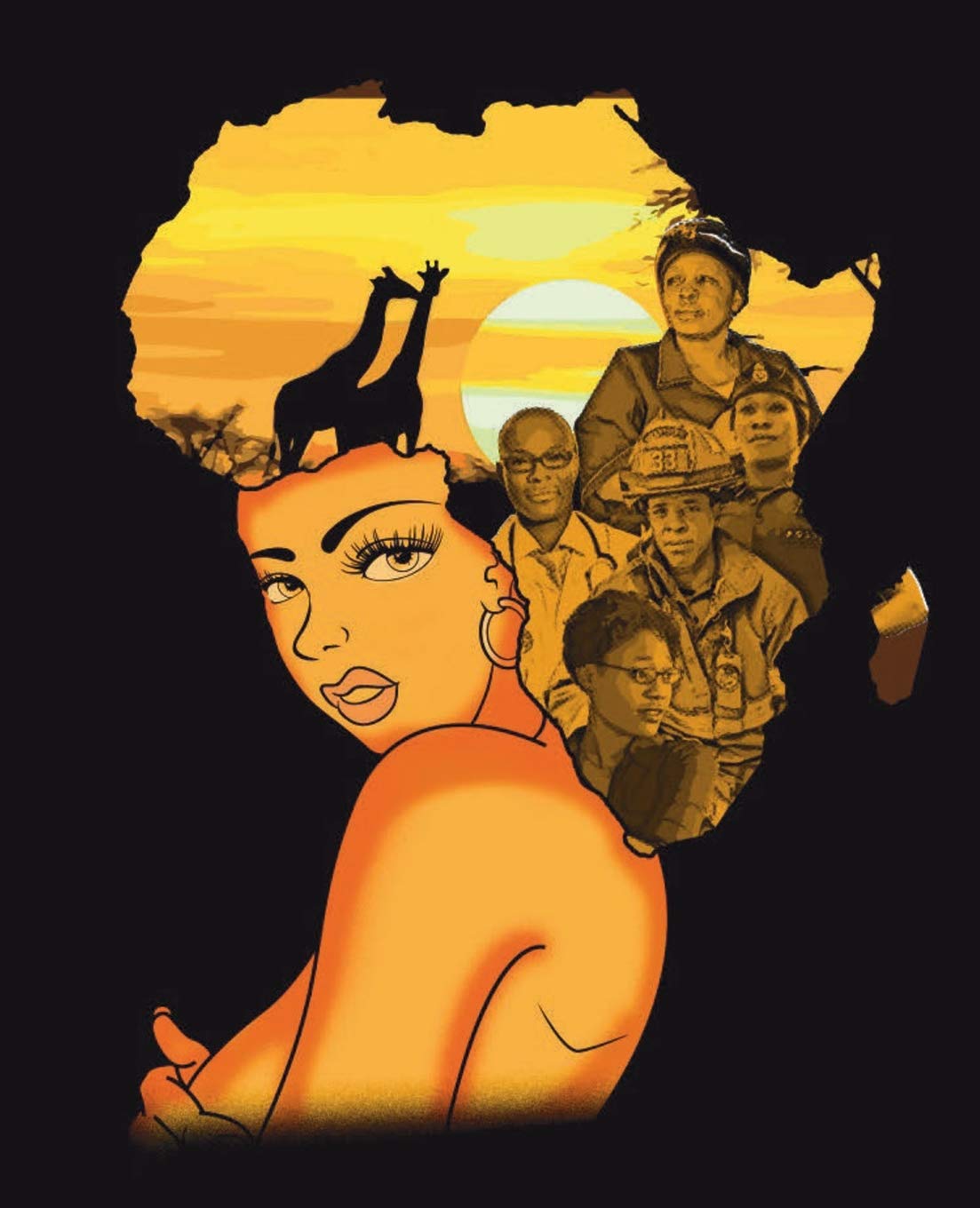 Natural Hair Cartoon Black Girl Magic Quaebella