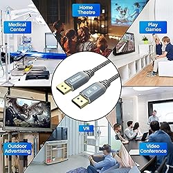 8K DisplayPort 1.4 Cable 15 Feet,Adoreen DP Cord