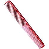 YS Park 335 Fine Cutting Comb (Extra Long) - Red