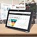 YUNTAB 10.1 inch Android 2 in 1 Tablet, 64-bit Quad Core CPU, 1GB RAM, 16GB ROM, Support Keyboard, with HDMI Port, Dual Camera GPS, WiFi, IPS 1280800 Touch Screen (Black)