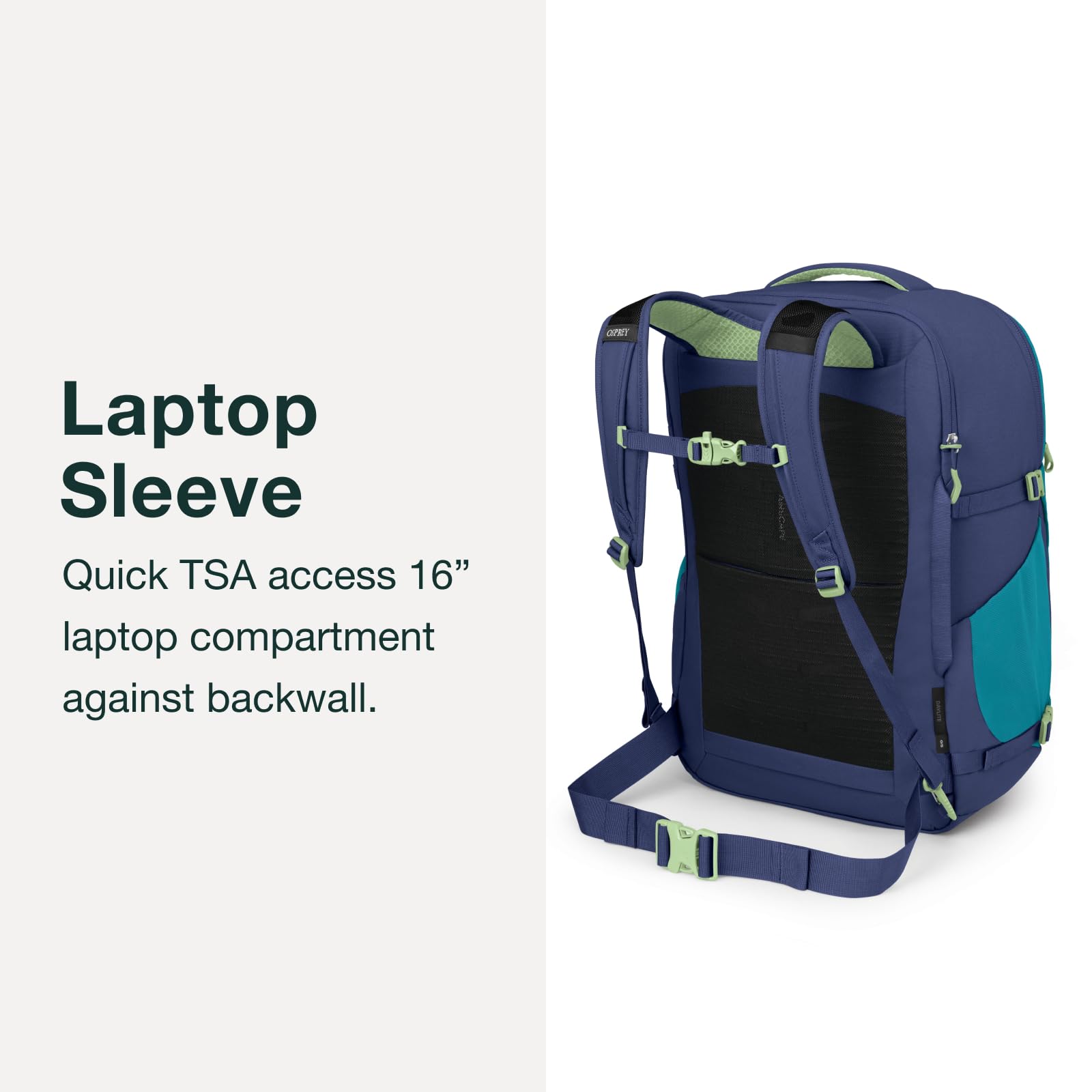 Osprey Daylite 44L Carry-On Travel Pack - Lightweight, Durable Backpack with Streamlined Design - Versatile, Spacious Bag for Weekend Trips or Business, Black