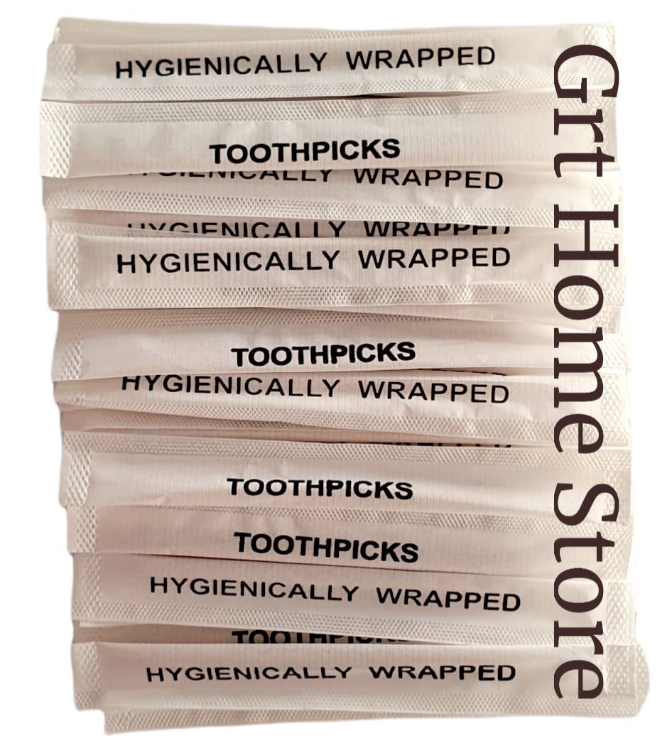 50 x Wooden Toothpicks ~ Hygienically & Individually Wrapped