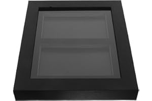 TINEASUR Trading Card Display Frame 2-slot Psa Graded Card Holder Wall Mount Tabletop Showcase for Baseball