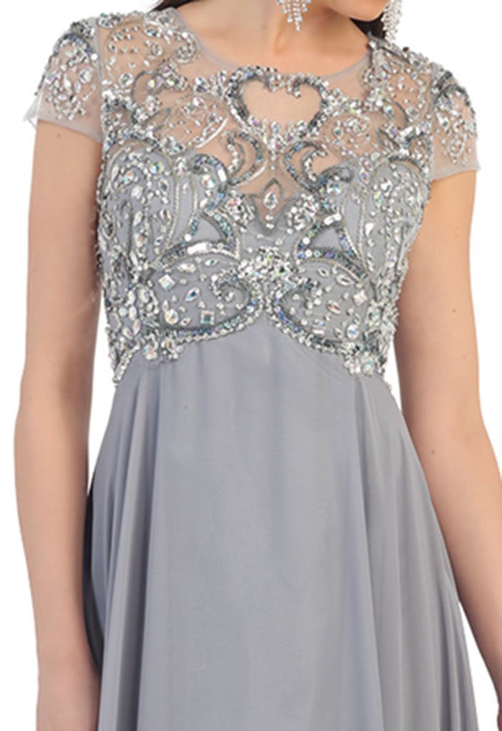 May Queen MQ1100 Formal Mother of The Bride Evening Dress (XL, Teal Green)