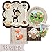 Big Dot of Happiness Woodland Creatures - Baby Shower or Birthday Party Tableware Plates, Cups, Napkins - Bundle for 48