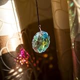 HDCRYSTALGIFTS Colorful Mandala Crystal Pendant Suncatcher 45MM view 7