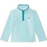 Columbia Toddler Unisex Steens Mountain II 1/4 Snap Fleece Pull-Over, Spray/Teal, 4T