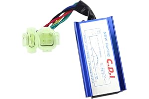 FLYPIG High Performance GY6 6 Pin AC Racing CDI Box for 50cc 125cc 150cc 139QMB 152QMI 157QMJ Chinese Scooter Moped Go Kart ATV Quads Dirt Bike Compatible with XR50 XR70 CRF50 CRF70
