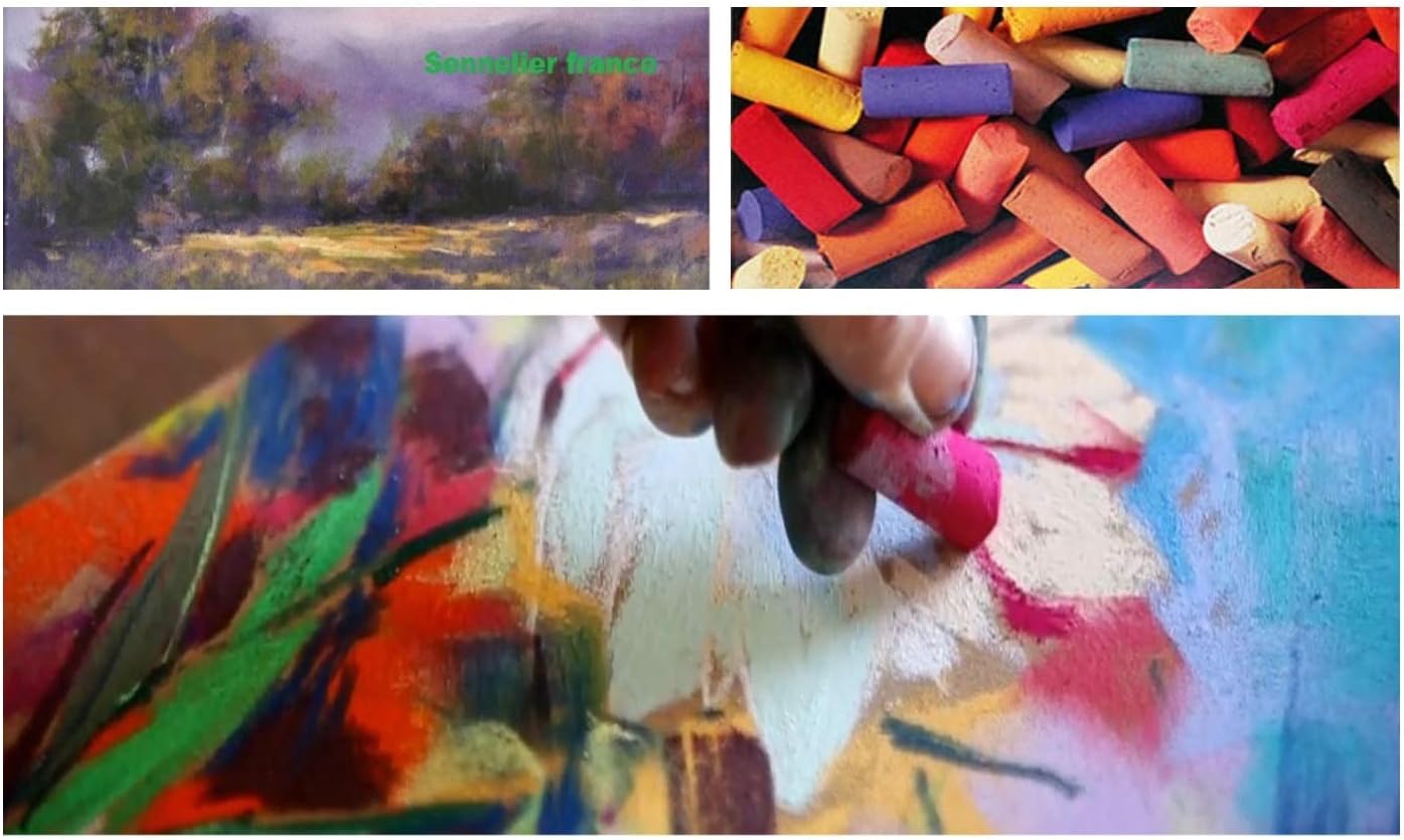 Sennelier Ensemble De Pastel Secs 20 Demi Pastels Tendres A L Ecu Pastel Extra Fins France Import Amazon Fr Fournitures De Bureau