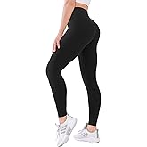 USAUPUP High Waisted Leggings with Pockets for Women Buttery Soft Full Length Capri Workout Yoga Pants Compression Pants