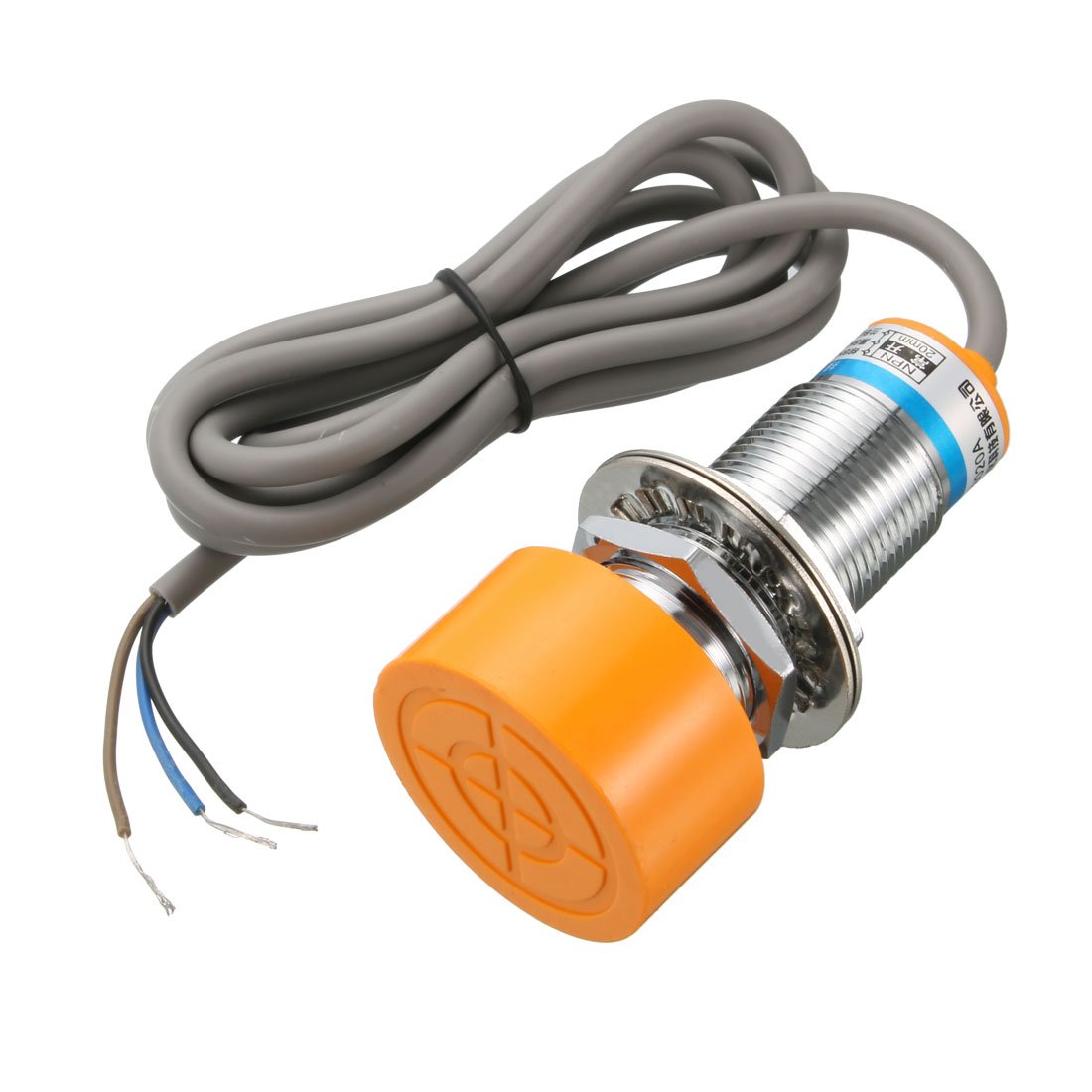 sourcingmap 20mm Inductive Proximity Sensor Switch Detector NPN NO DC 6-36V 300mA 3-Wire SC-3020A for 3D Printer Probe Bed Leveling,MCU Board