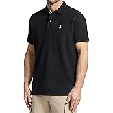 Men's Classic Piqué Knit Polo Shirt with Signature Embroidered Animal Logo - The One You're Looking for