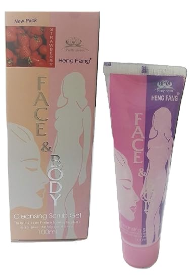 Face & Body Pietty Cieam Strawberry Cleansing Scrub Gel-100 ml.