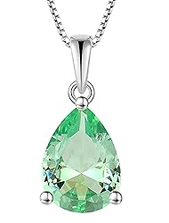 YL Teardrop Necklace 925 Sterling Silver Solitaire