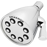 Speakman S-2251 Signature Icon Anystream Adjustable High Pressure Shower Head - 2.5 GPM Solid Brass Replacement Bathroom Show