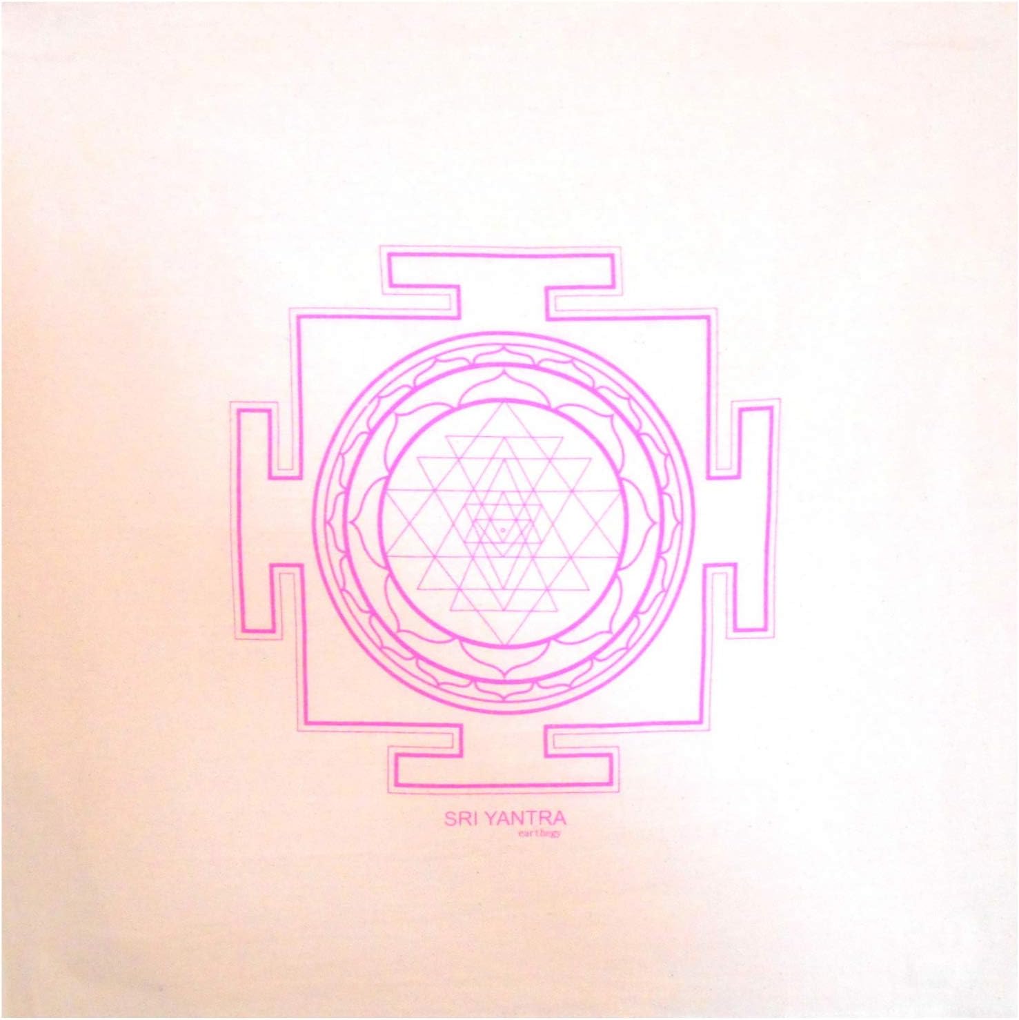 earthegy Sri Yantra Crystal Grid Cloth 20" x 20"