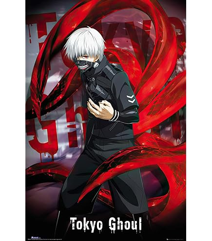 Amazon.com: Tokyo Ghoul Wall Scroll Poster Fabric Painting for