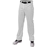 Alleson Ahtletic Badger Sports 655WPN - Crush Pinstripe Pant - S - WH/NY White/Navy