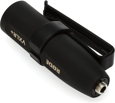 RØDE VXLR+ 3.5mm TRS to XLR Adaptor Black Phantom Power Converter