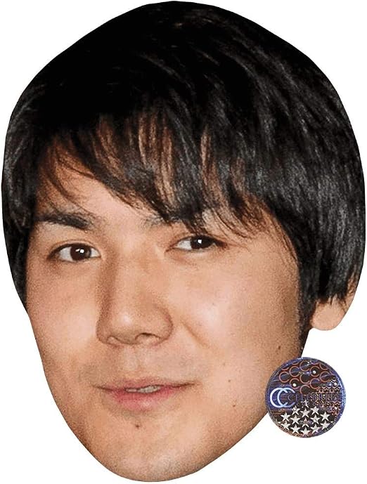 Amazon Com Kei Komuro Black Hair Celebrity Mask Flat Card Face