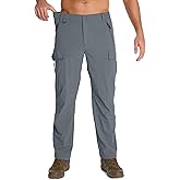 Mens Hiking Pants Convertible Lightweight Quick Dry Fishing Safari Camping Travel boy Scout Pants