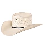 Resistol Mens All My Ex s 4 1/4 Brim Straw Cowboy