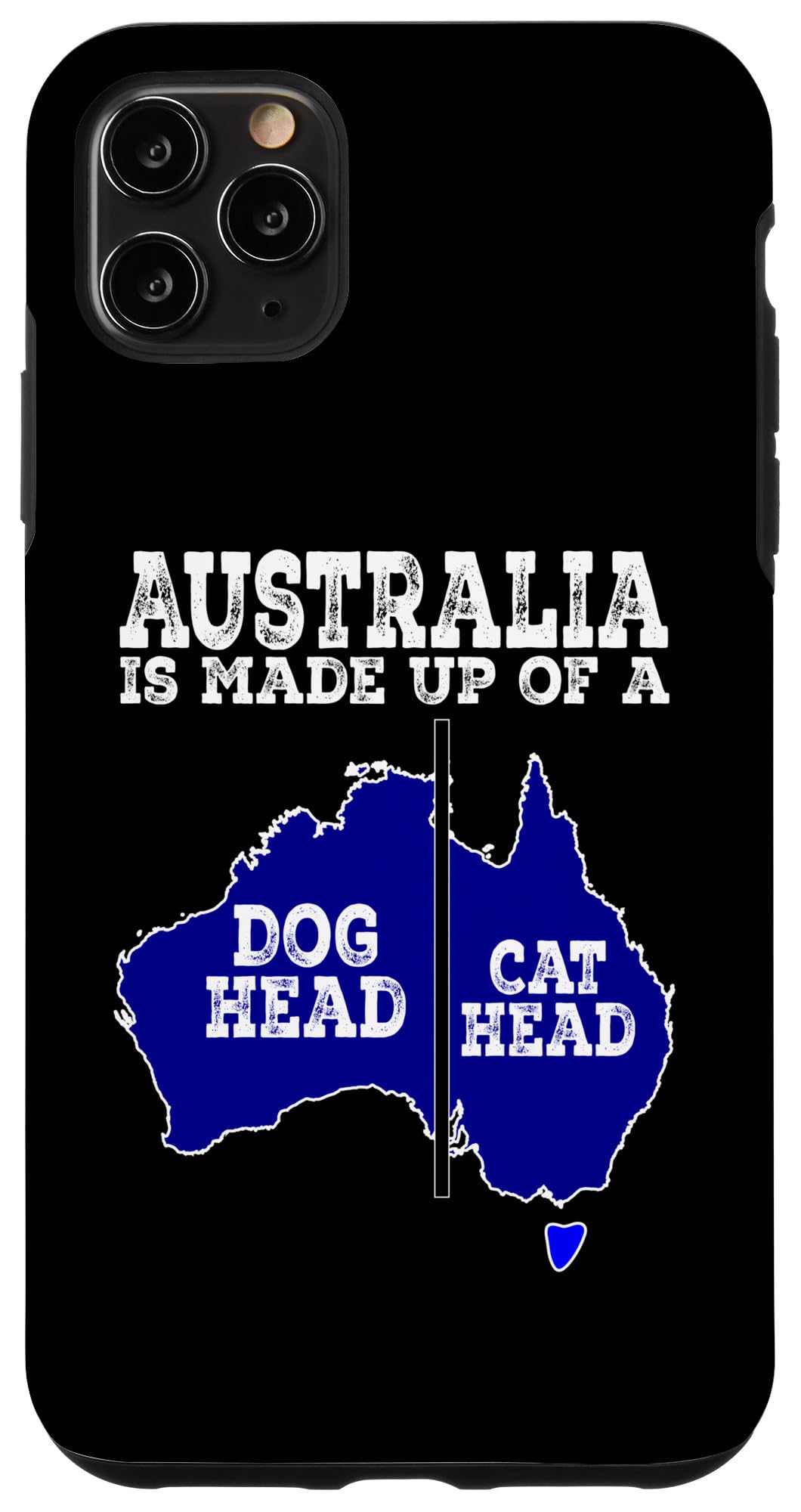 iPhone 11 Pro Max Australia Is Made Up of a Dog Head and a Cat Head Australian Case