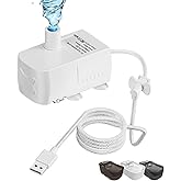 Zofula Replacement Pump for 2.3gal/300oz Large Dog Water Fountains has a 6-Foot Power Cord with Tear-Resistant Design Ultra-Quiet Energy-Efficient