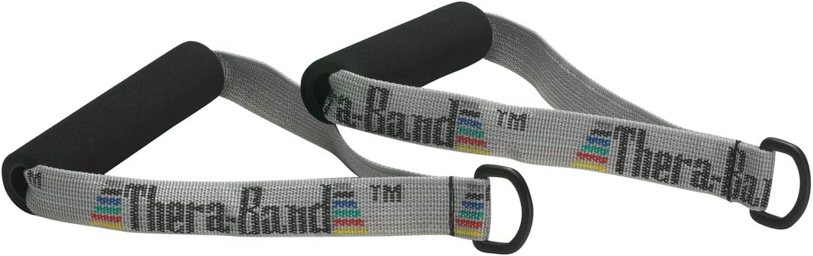 Theraband Resistance Band Handles with D- Ring Connector, Attachment