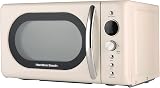 Hamilton Beach Retro 20L Microwave 700W Cream HB70H20C 8 Presets