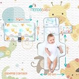 TENDS Portable XL Folding Baby Changing Mat with Detachable Bag and 6 Pockets view 2
