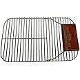 PK Grills Stainless Steel Hinged Cooking Grid BBQ Grill Grate Griddle, PK Grill Accessories and Parts, Fits All PK Barbecue G