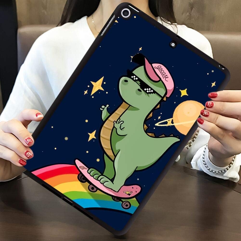 Hard Back Case Fits for 2018 iPad Mini 5 [2018] [7.9 Version] Dino Wallpaper in Space