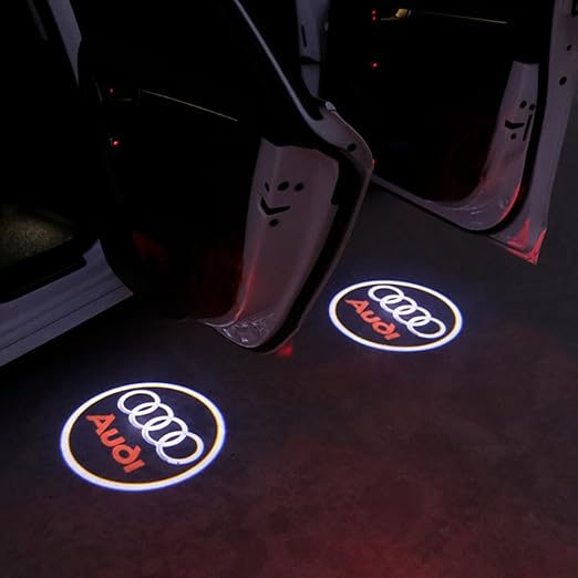 dagongji Faro LED para puerta de coche, proyector de entrada de ...