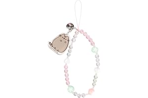 iFace Pusheen the Cat Beaded Wristlet Universal Charm Strap - Wrist Strap for Cell Phone Camera Keys AirPods