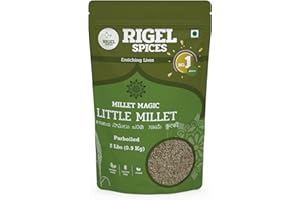Rigel Spices | Little Millet | 2lbs resealable pack | Samai | Non GMO | Gluten Free | Rich in fiber
