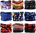 VANCROWN Headwear Wide Headbands Scarf Head Wrap Mask Neck Warmer (9PC.Painting Series.2)