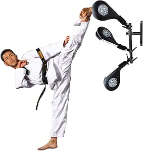 Cible D'Entraînement Taekwondo Agatige - Pad De Frappe Karaté Kickboxing Avec Dragonne
