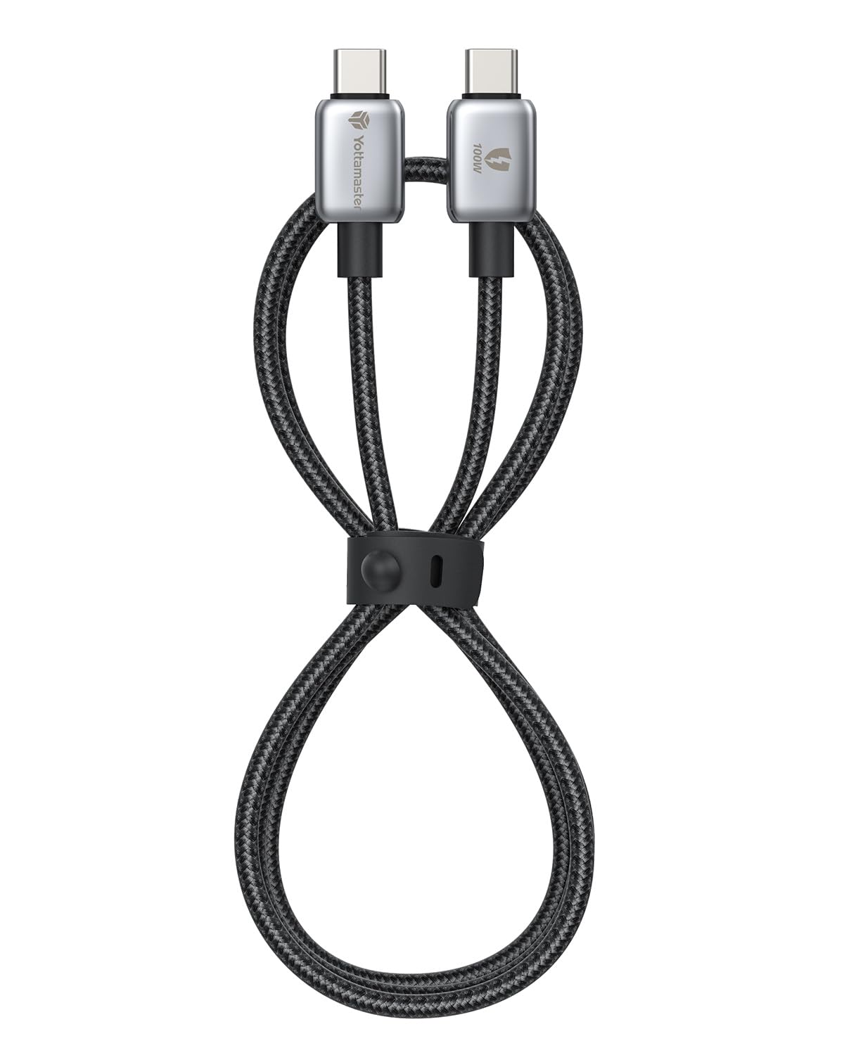 Yottamaster Zinc Alloy USB C to USB C Charger Cable [2m] USB C fast charging cable, 100W Type C Cable Compatible with iPhone 15/15 Pro, MacBook Pro, iPad Pro, iPad Air 4, Pixel, Switch, LG, and More