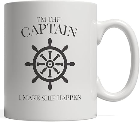 Je Suis Le Capitaine I Make Bateau Font Dans Mug Rigolo Voile Et Bateau Citation De
