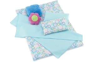 Emily Rose 18 Inch Doll Bedding Accessories Set, Reversible Baby Doll Blankets and Accessories | Fits 18" Doll Beds, Bunkbeds, Cribs, and Cradles, Designed in The USA