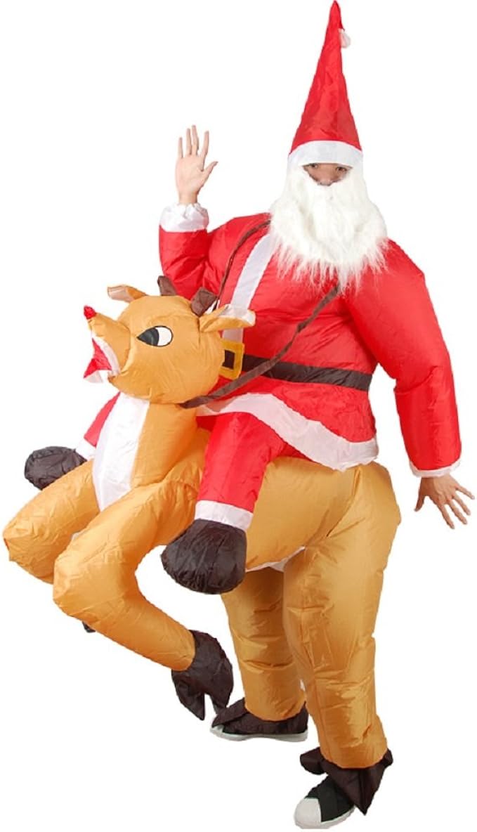 santa reindeer costume