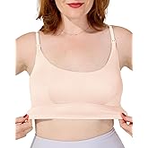 Bodily Everything Bra - Wireless Nursing Bras for Breastfeeding, Soft Stretchy Maternity Sleep Bra with Clip Down Access