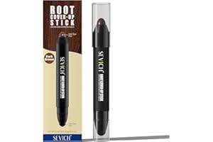 Sevich Root Cover Up Stick - Instant Grey Hair Coverage Touch Up, Root Touch Up Hair Color, Natural Concealer for Hairline, Roots & Sides for Women & Men, Plant-based,48H Makeup Lasting,Dark Brown
