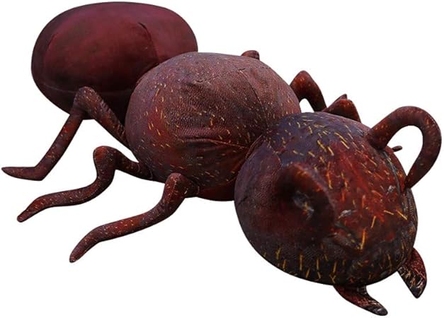 Amazon アリのアニマルぬいぐるみです ぬいぐるみ 蟻 アリ 巨大アリ アニマル 蟻家族 リアル虫 抱き枕 かわいい ゆるかわ おもちゃ 玩具 プレゼント ギフト 子供 誕生日 クリスマス ぬいぐるみ贈り物 店飾り物 46cm ぬいぐるみ おもちゃ